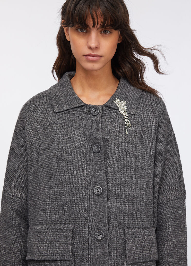 Wool coat  slate Liu Jo - large image number 3