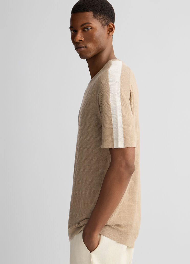 Men's beige T-shirt beige Liu Jo - medium Men's beige T-shirt beige Liu Jo - medium