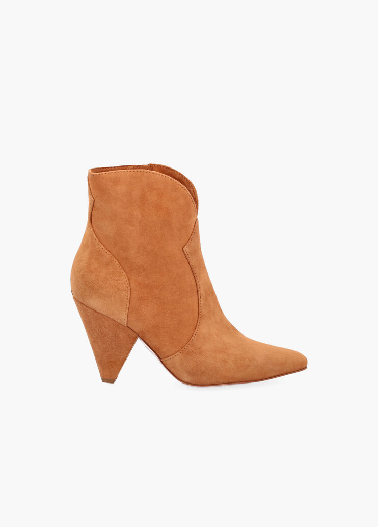 Suede ankle boots with heel light brown Liu Jo - large image number 1
