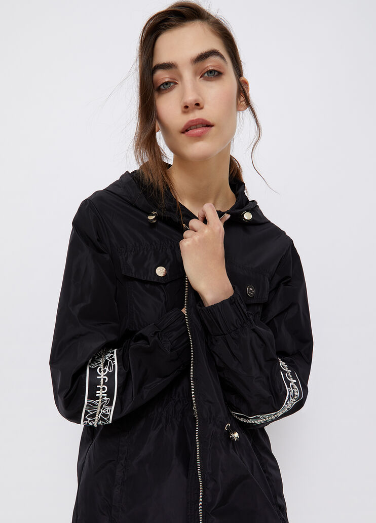 Eco-friendly parka black Liu Jo - large image number 2 Eco-friendly parka black Liu Jo - large image number 2