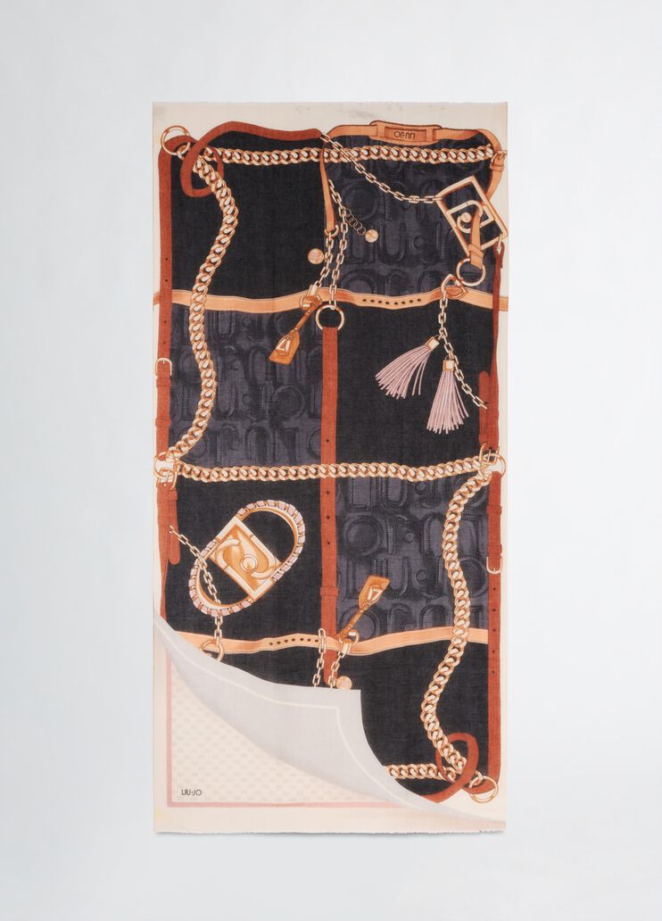 Black Liu Jo Better stole black Liu Jo - large image number 2 Black Liu Jo Better stole black Liu Jo - large image number 2