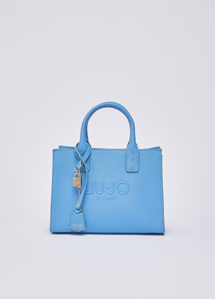 Kleine Handtasche mit Anh&auml;nger Azurblau Liu Jo - medium