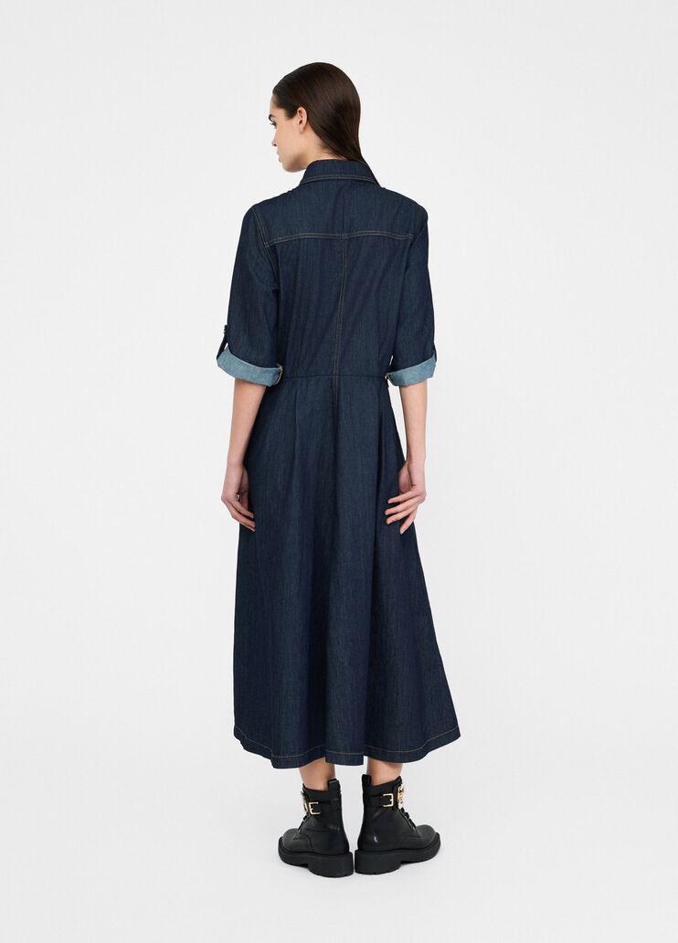Denim shirt dress classic wash Liu Jo - large image number 1 Denim shirt dress classic wash Liu Jo - large image number 1