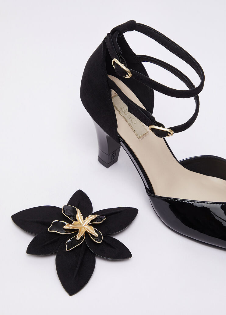 Two-piece pumps with oversized flower black Liu Jo - medium