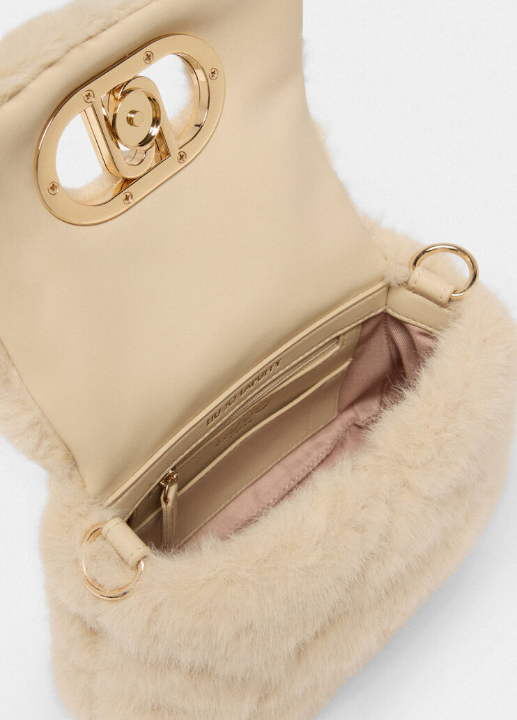Small faux fur LaPuffy bag white Liu Jo - large image number 6