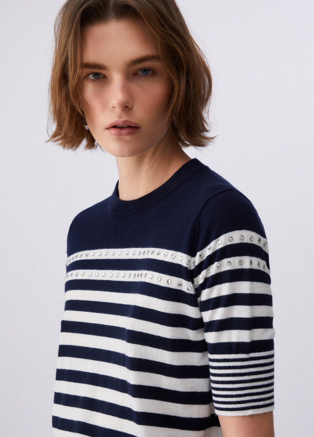 Striped jumper blue Liu Jo - large image number 4