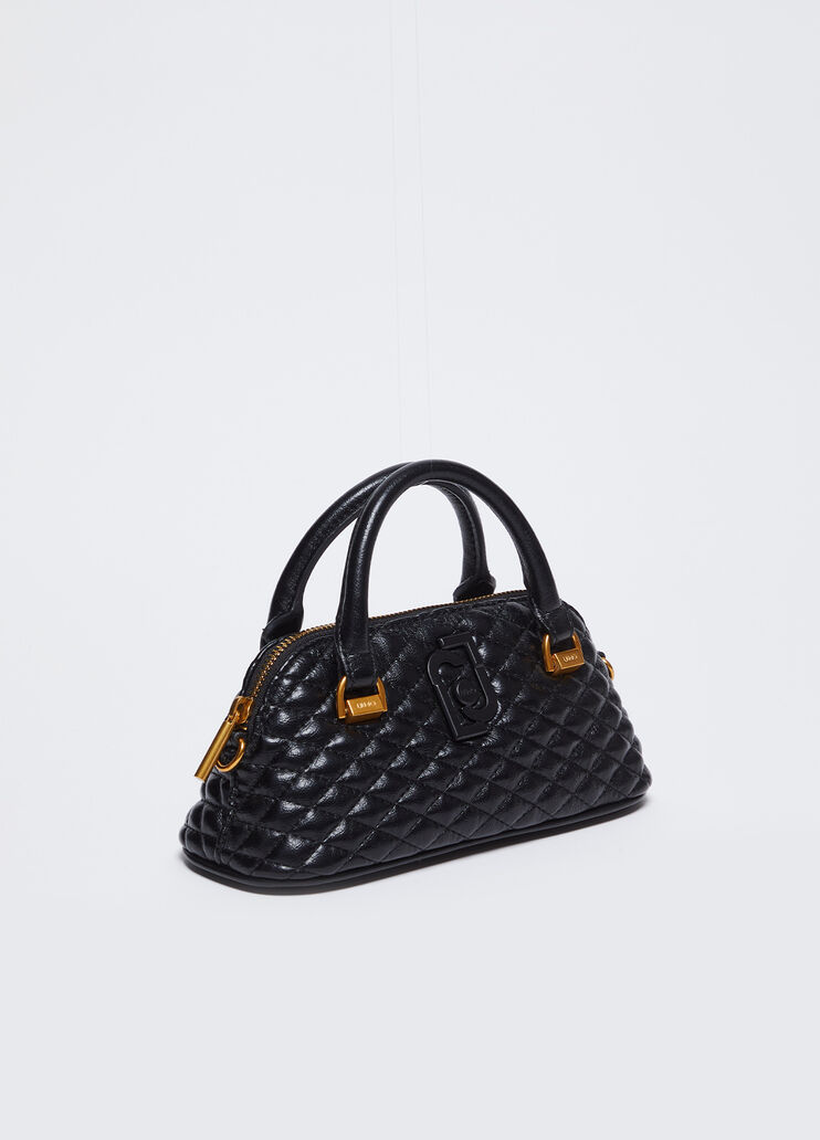 Small glossy quilted bag black Liu Jo - medium Small glossy quilted bag black Liu Jo - medium