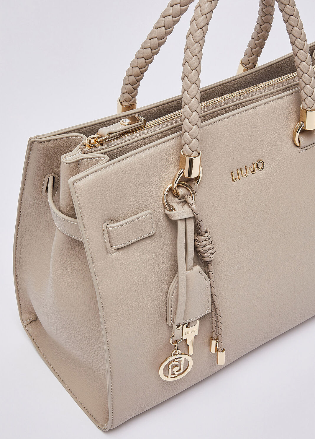 Medium satchel bag white Liu Jo - large image number 4