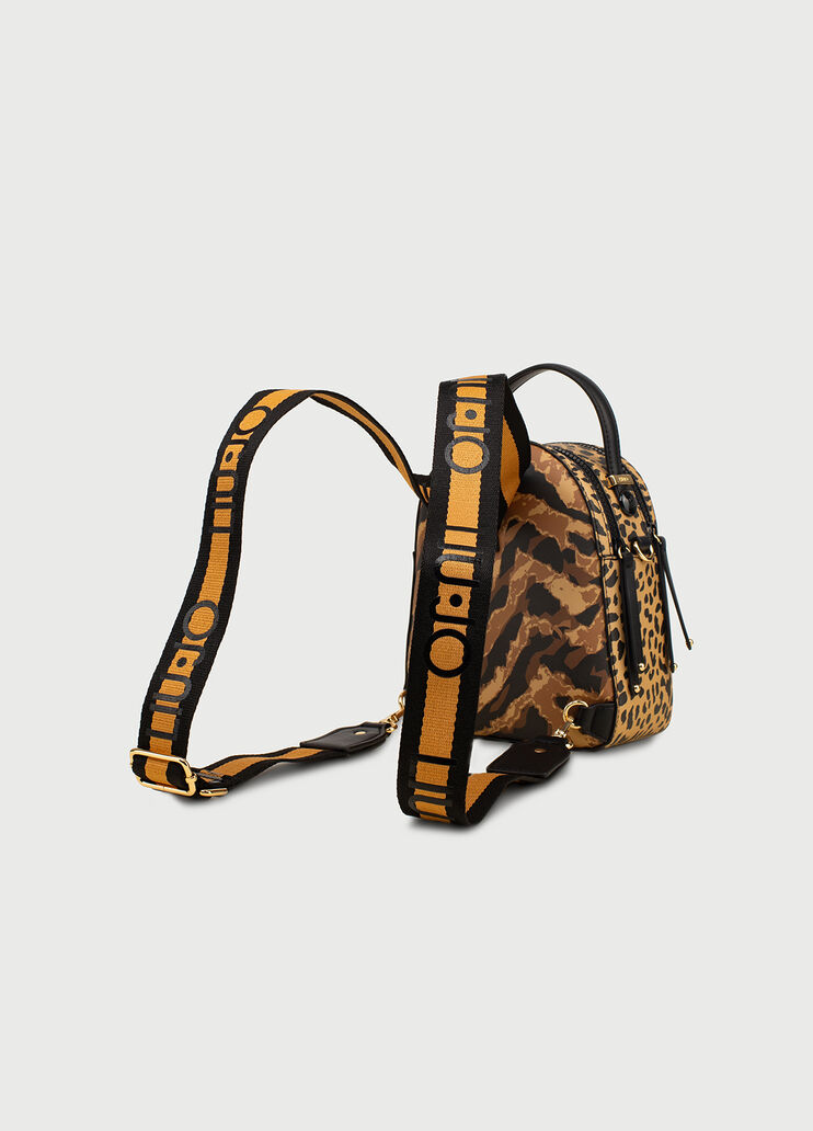 Animal-print backpack Brown Liu Jo - large image number 3