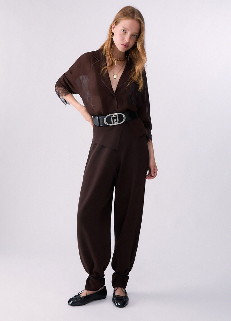 Pantaloni in maglia moka Liu Jo - medium
