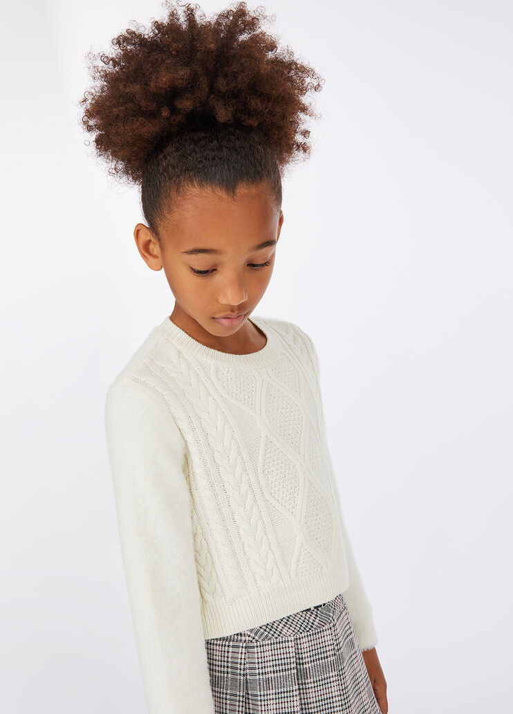 Pullover with soft sleeves butter Liu Jo - medium Pullover with soft sleeves butter Liu Jo - medium