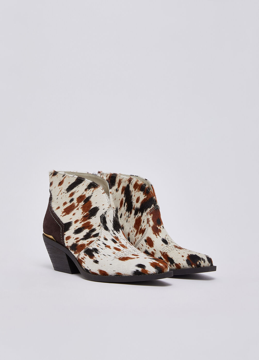 Cowhide Texan Ankle Boots animal print Liu Jo - large image number 2