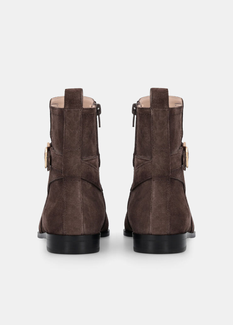 Suede ankle boots ebony Liu Jo - large image number 7