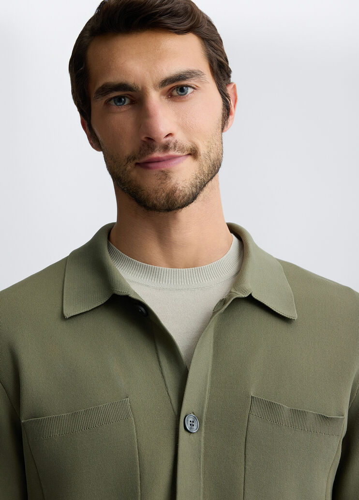 Green cardigan with pockets olive green Liu Jo - medium Green cardigan with pockets olive green Liu Jo - medium