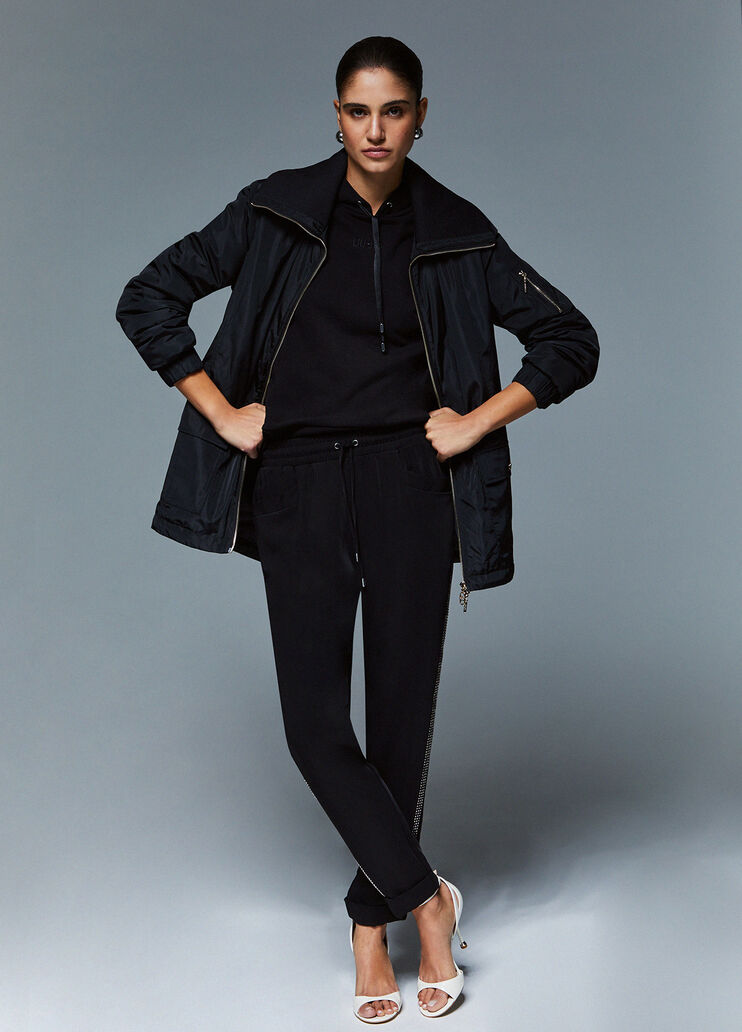 Ветровка с ремнем черный Liu Jo - medium