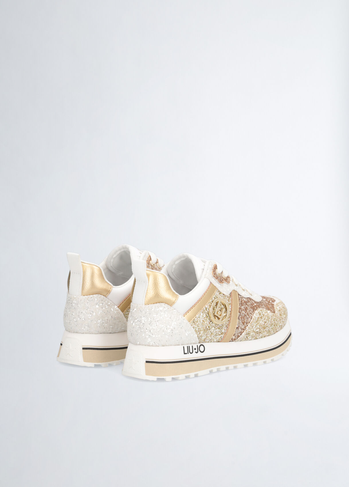 Sneakers platform full glitter