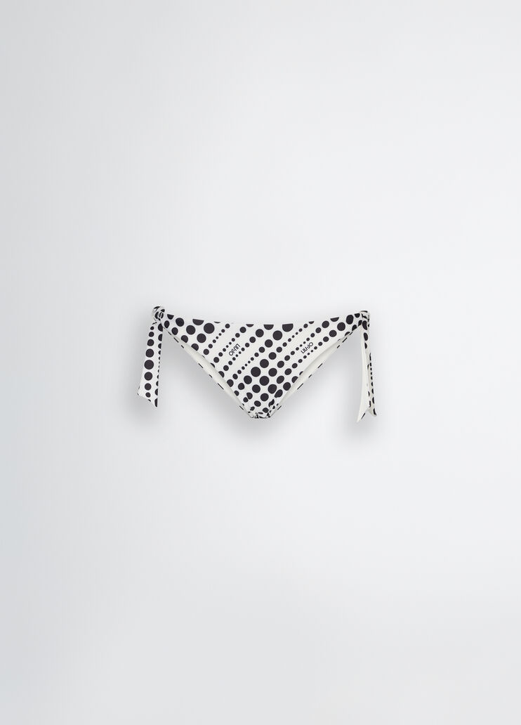 Polka-dot bikini bottoms white/black Liu Jo - large image number 6 Polka-dot bikini bottoms white/black Liu Jo - large image number 6