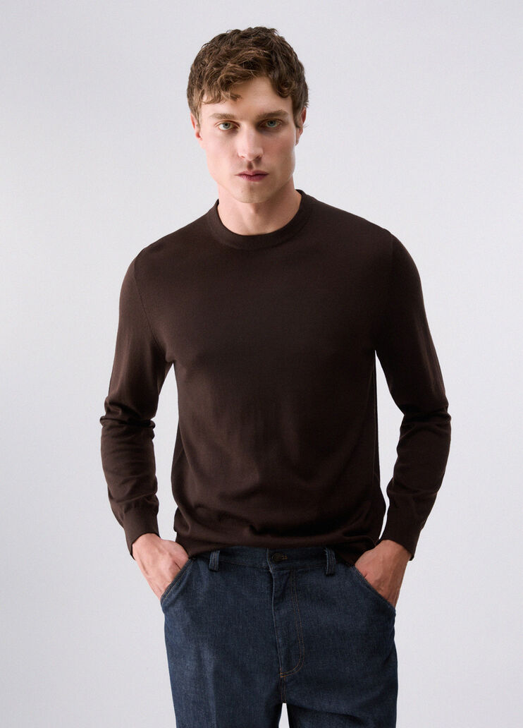 Merino Wool Sweater brown Liu Jo - medium