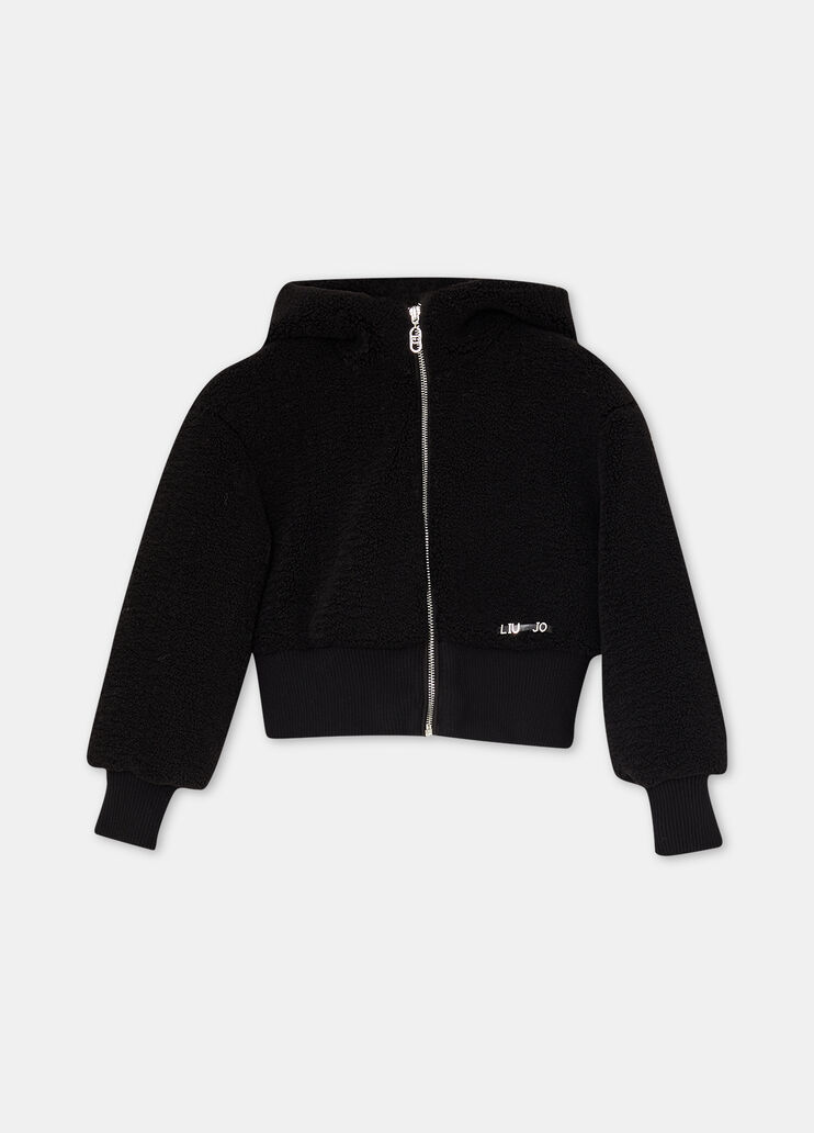 Veste en tissu polaire Teddy noir Liu Jo - medium Veste en tissu polaire Teddy noir Liu Jo - medium