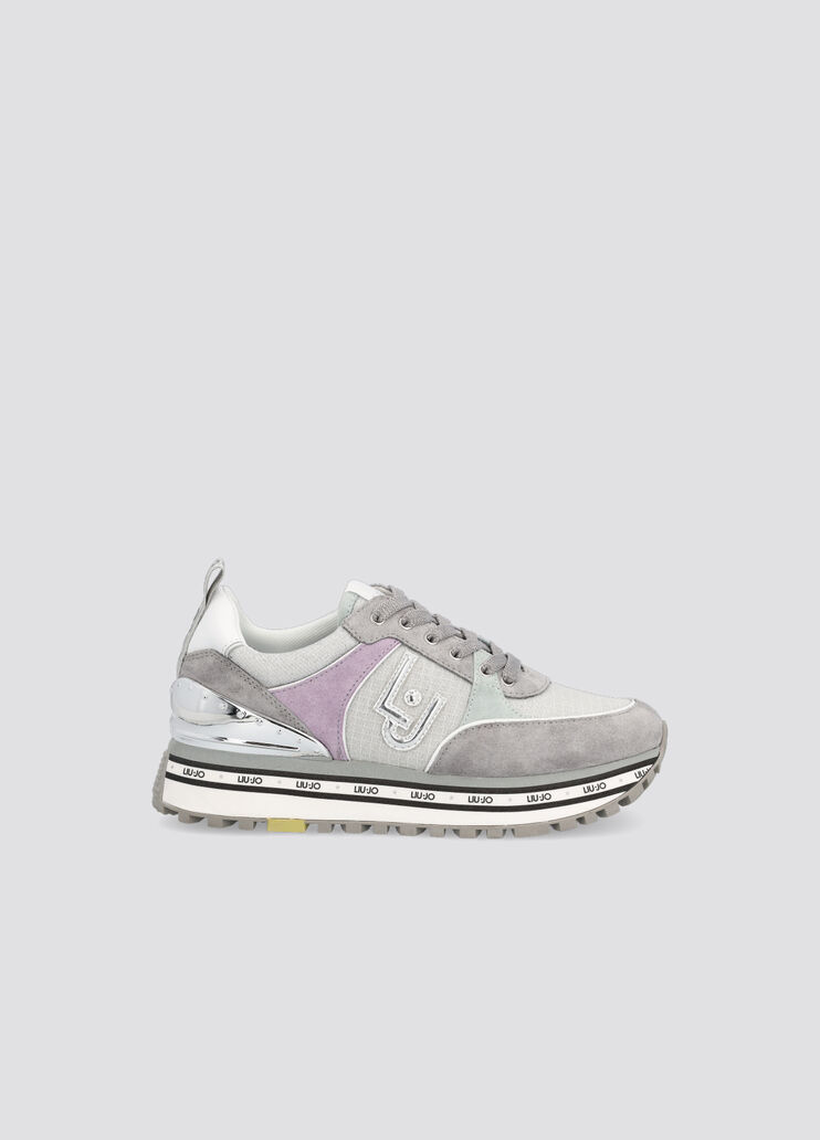 Zapatillas de malla con brillos y ante cemento Liu Jo - large image number 0 Zapatillas de malla con brillos y ante cemento Liu Jo - large image number 0