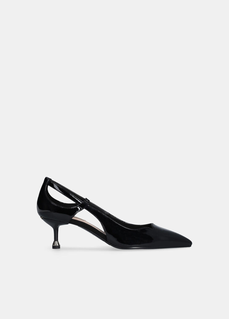 Patent leather court shoes with cut-out detailing black Liu Jo - medium Patent leather court shoes with cut-out detailing black Liu Jo - medium