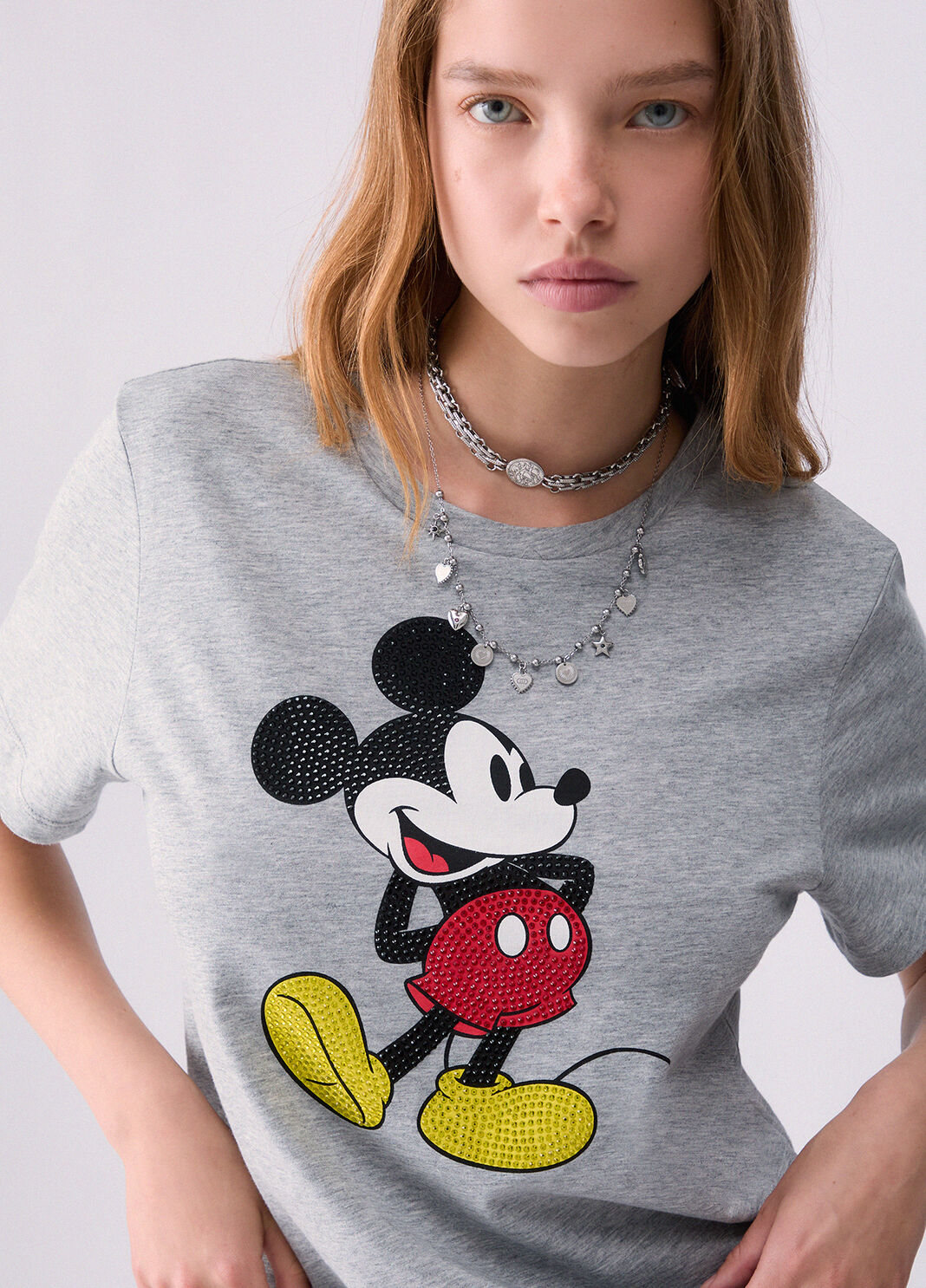 Bedrucktes T-Shirt Grau Liu Jo - large image number 4