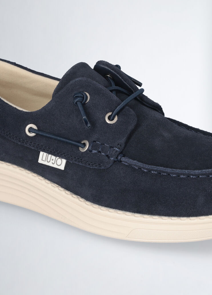 Lässige Mokassins aus Veloursleder blau Liu Jo - medium Lässige Mokassins aus Veloursleder blau Liu Jo - medium