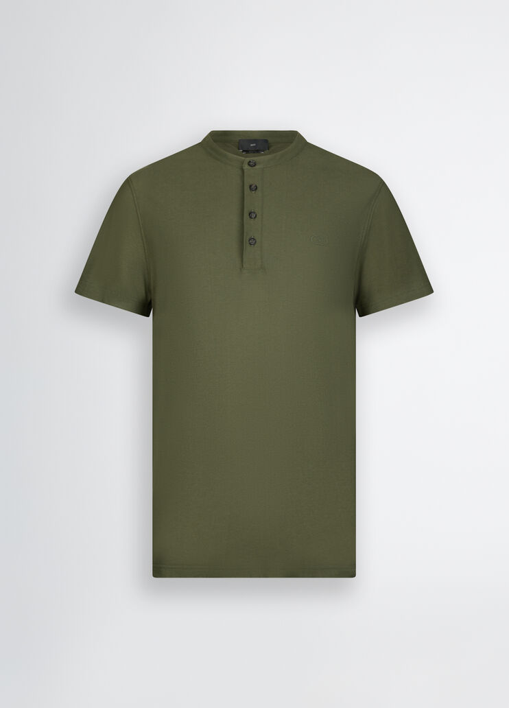 Green T-shirt with buttons olive green Liu Jo - large image number 6 Green T-shirt with buttons olive green Liu Jo - large image number 6