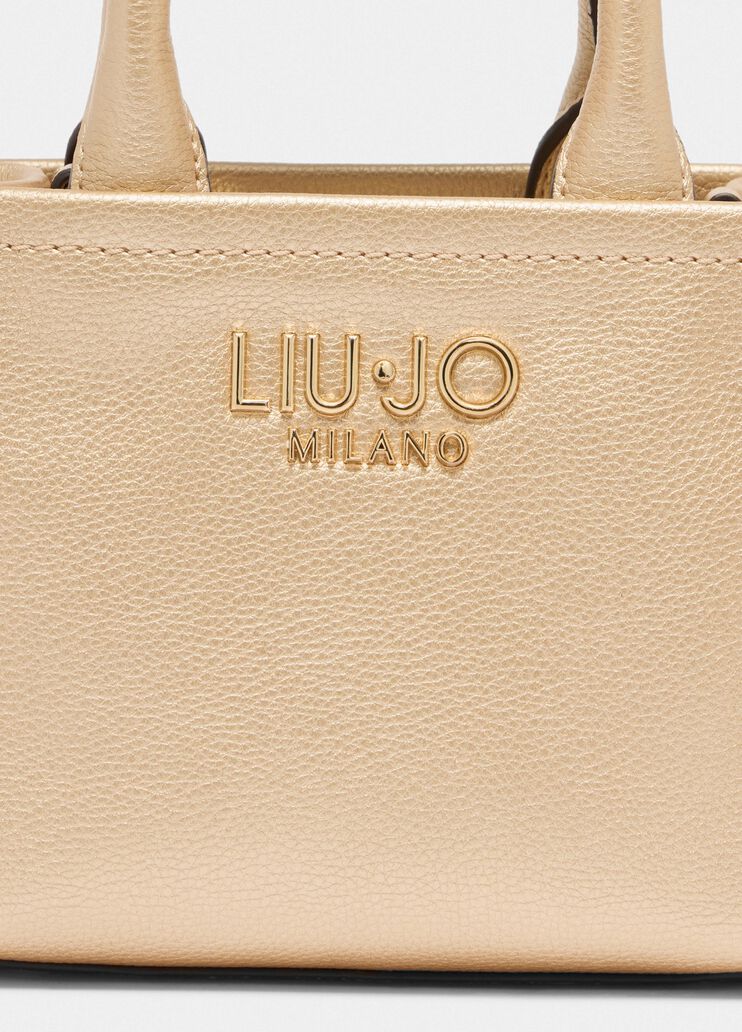 Mini bag with charm light gold Liu Jo - large image number 5 Mini bag with charm light gold Liu Jo - large image number 5
