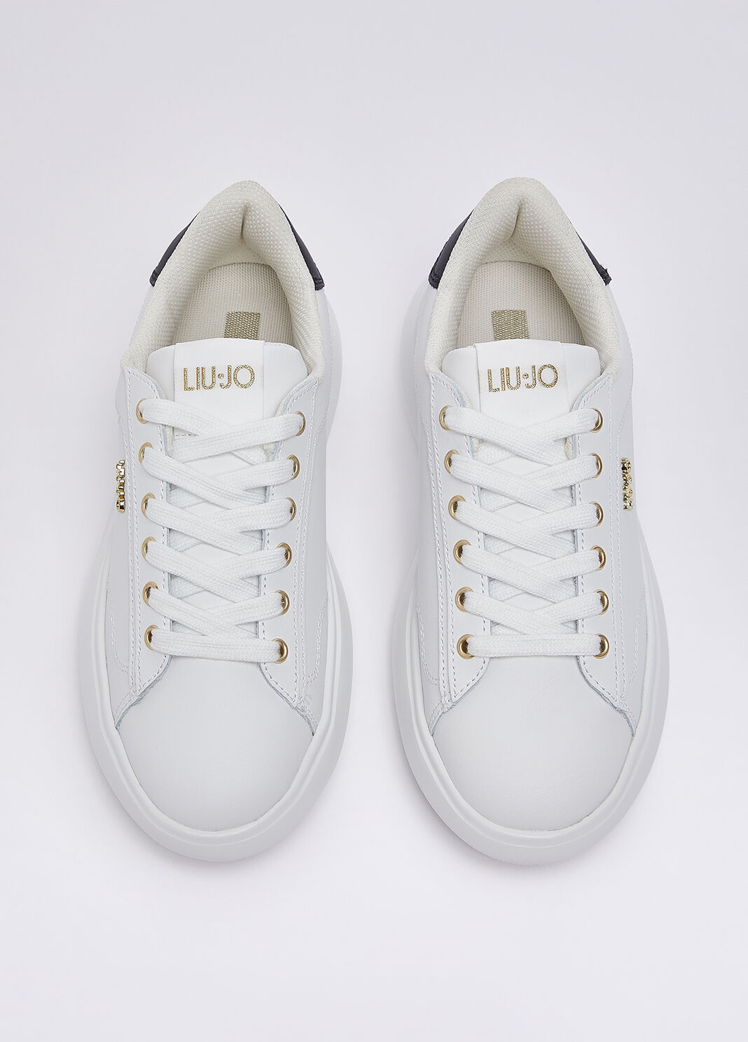 Sneakers en cuir blanc Liu Jo - large image number 3