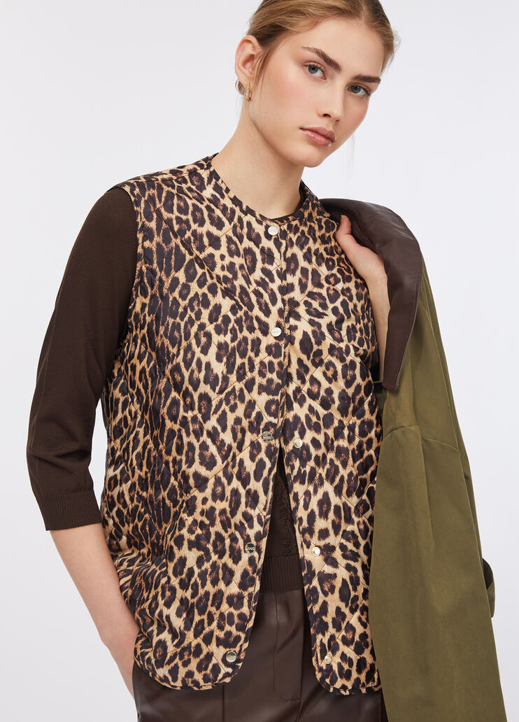 Hooded parka military green Liu Jo - large image number 3