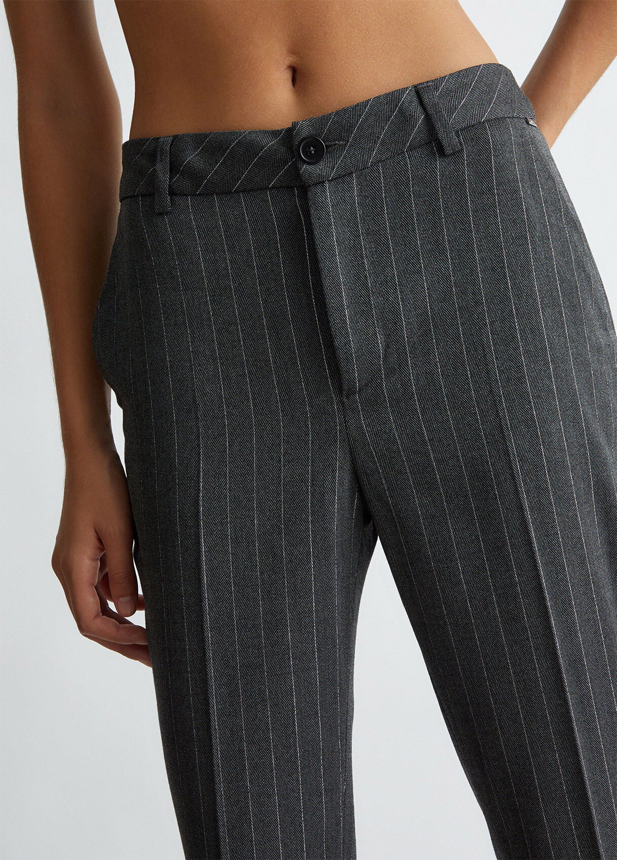 Chino pinstripe grey deals