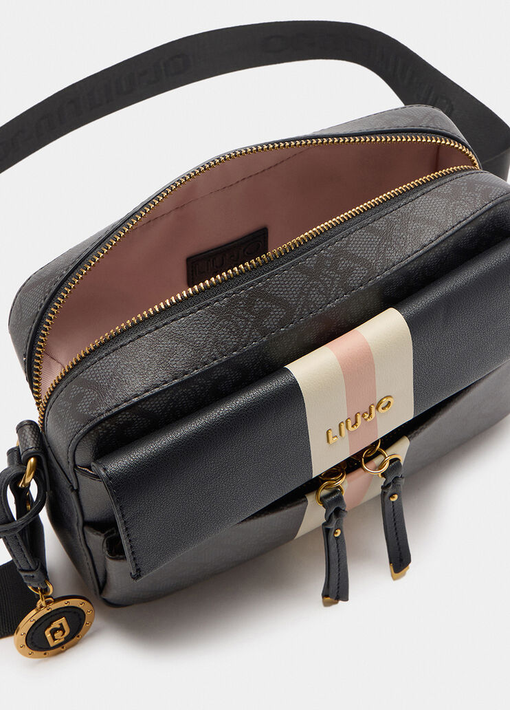 Medium crossbody bag with charm black Liu Jo - large image number 6 Medium crossbody bag with charm black Liu Jo - large image number 6