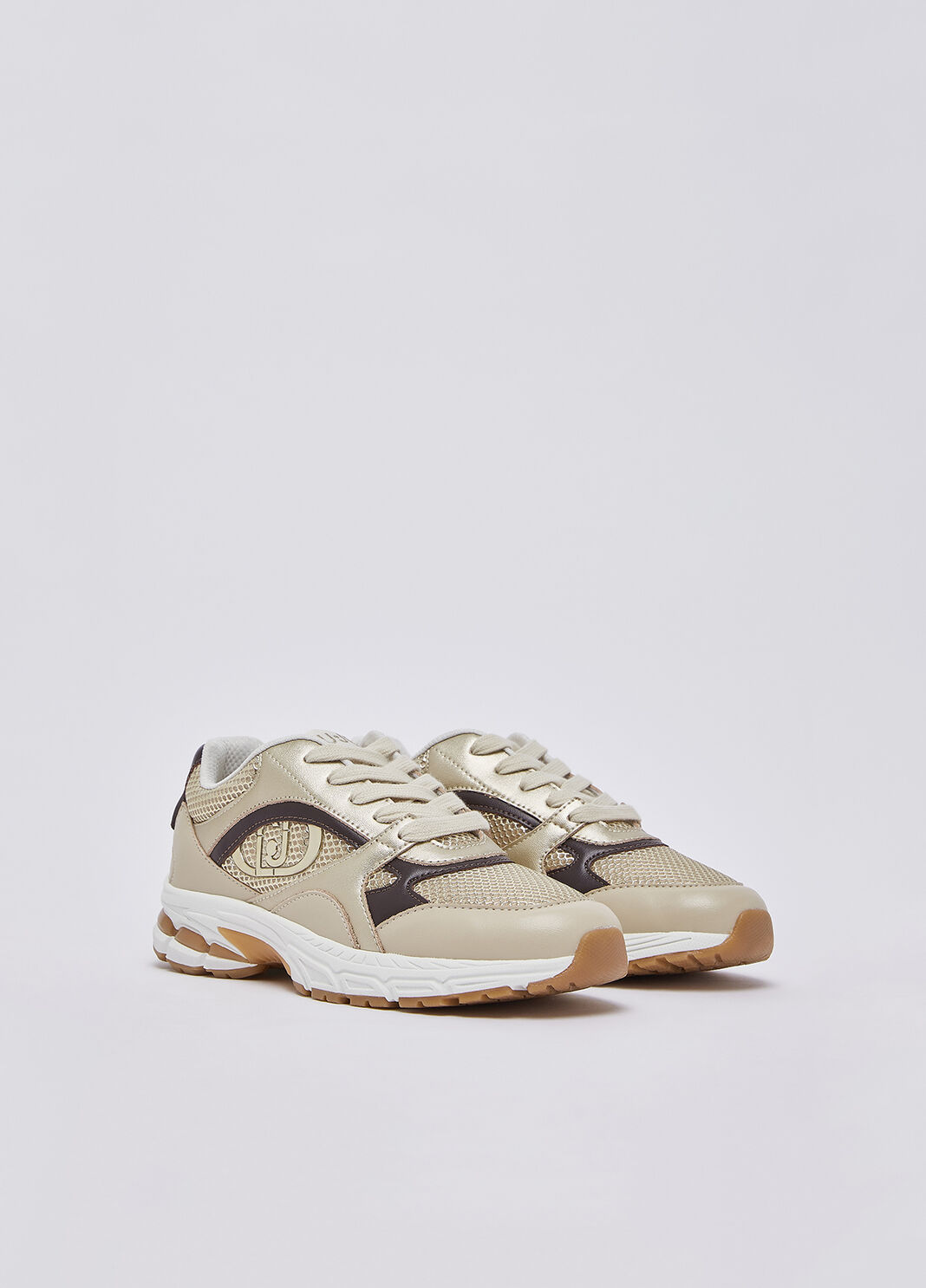 Sneaker aus metallisiertem Mesh Kordel Liu Jo - large image number 2