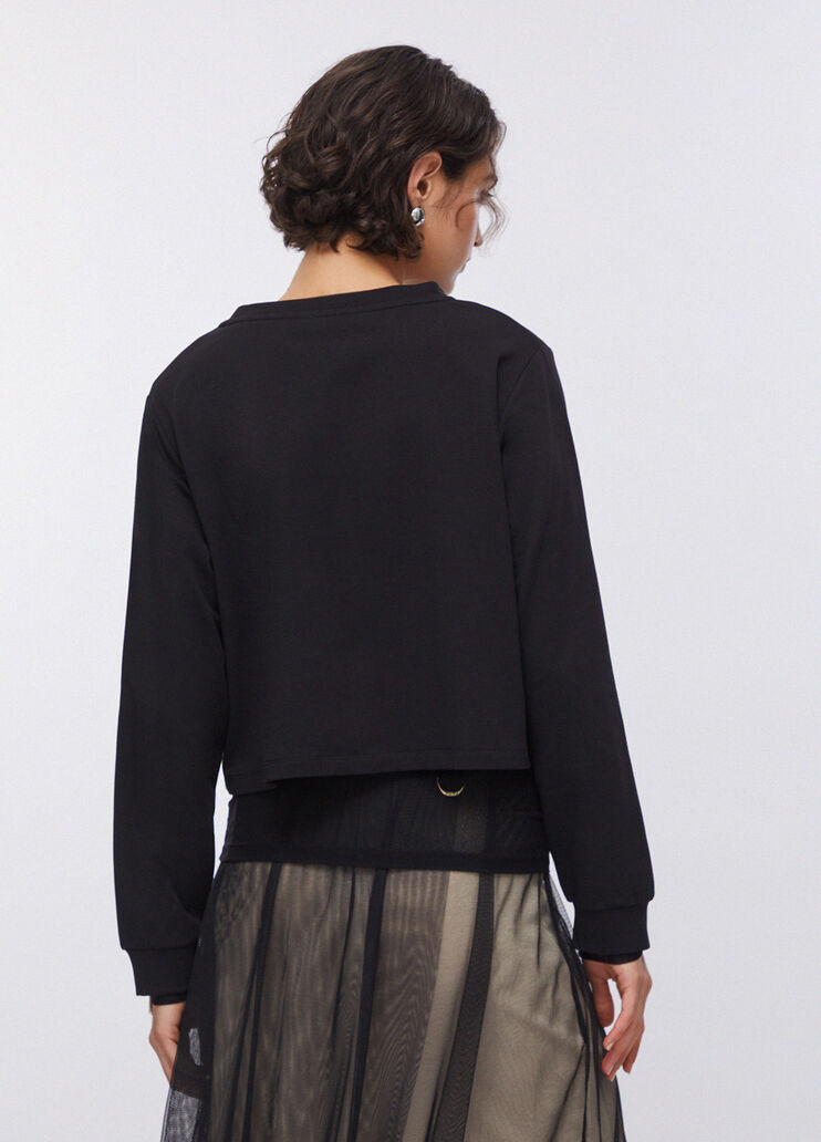 Sweatjacke schwarz Liu Jo - large image number 1