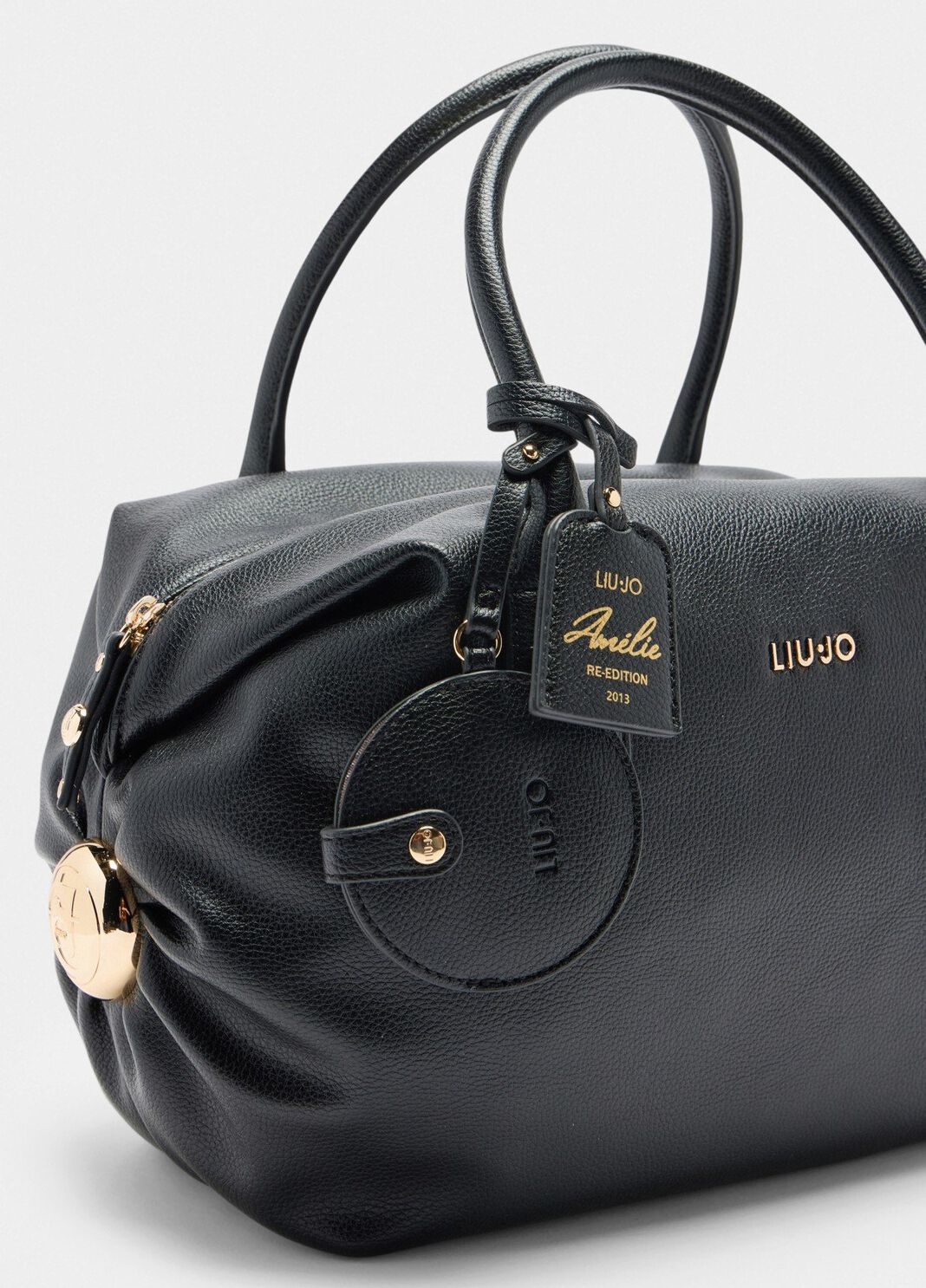 Borsa grande con charm nero Liu Jo - large image number 3