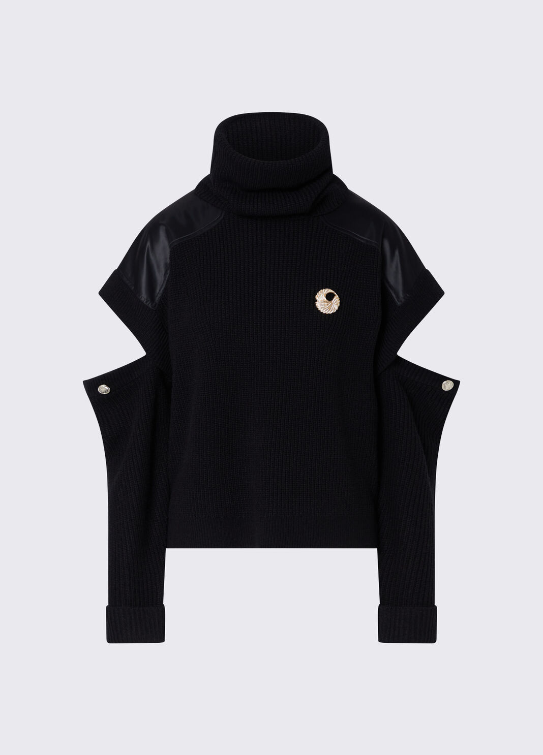 Turtleneck sweater with cut-outs black Liu Jo - large image number 6