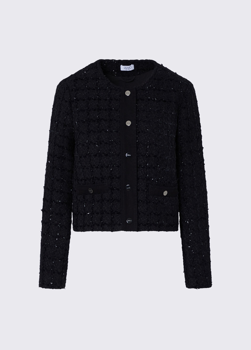 Boucl&eacute; Jacket black Liu Jo - large image number 6