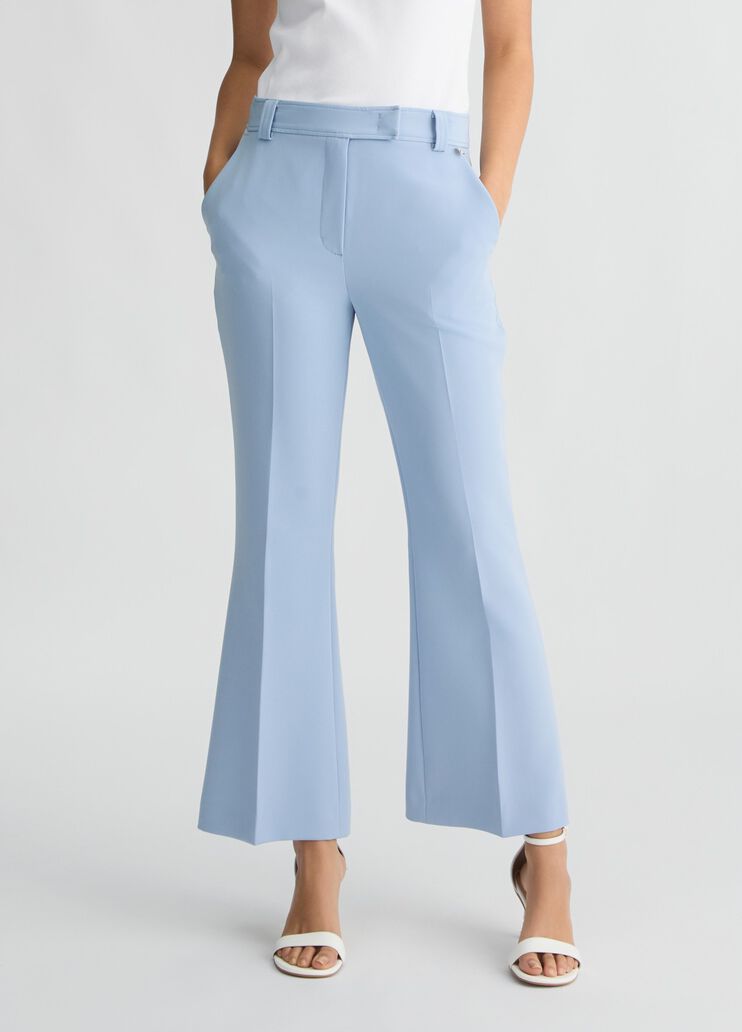 Cropped light blue trousers light blue Liu Jo - medium Cropped light blue trousers light blue Liu Jo - medium