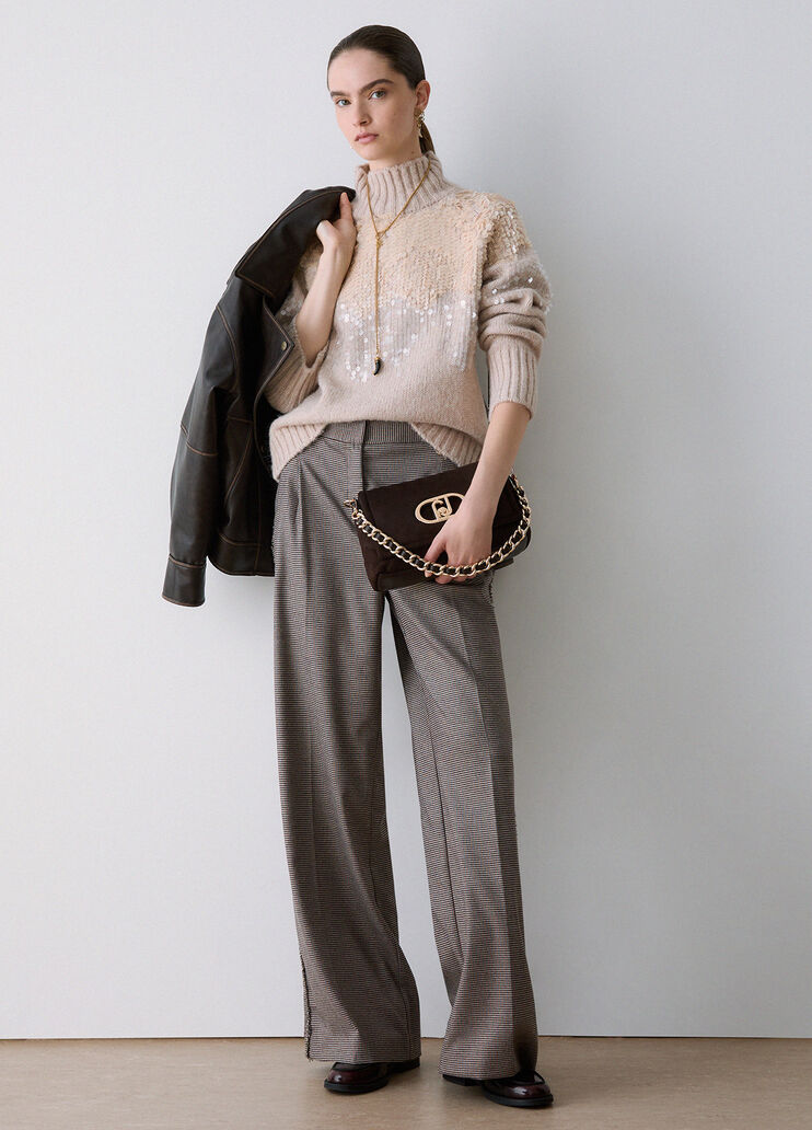 Long Houndstooth Trousers houndstooth Liu Jo - medium