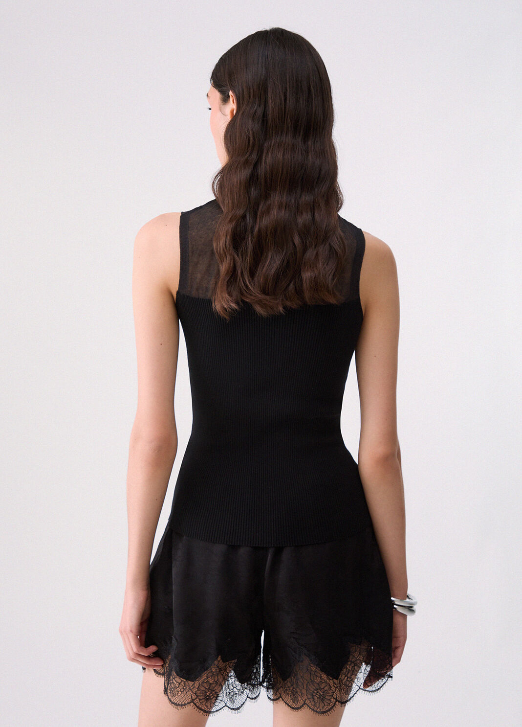 Top with see-through inserts black Liu Jo - large image number 1