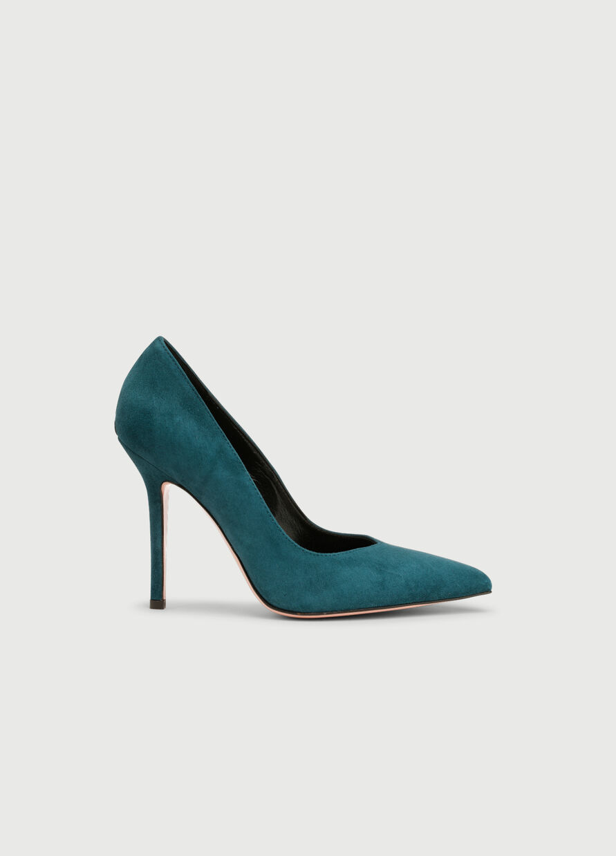 Escarpins En Daim Vieux Rose - Pointure 39, Talons Bas, Occasion Très Bon état