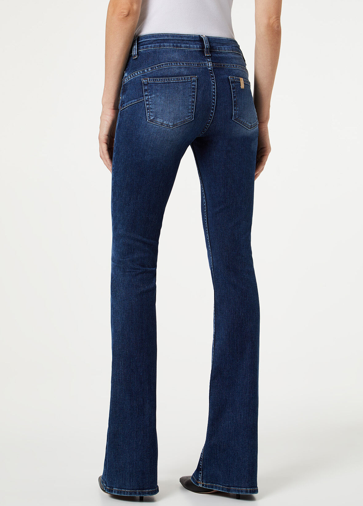 Liu Jo Denim Bootcut-Jeans in Blau Damen Bekleidung Jeans Bootcut Jeans 