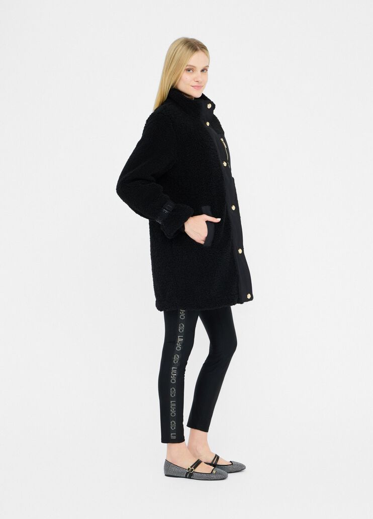 Reversible coat black Liu Jo - large image number 3 Reversible coat black Liu Jo - large image number 3