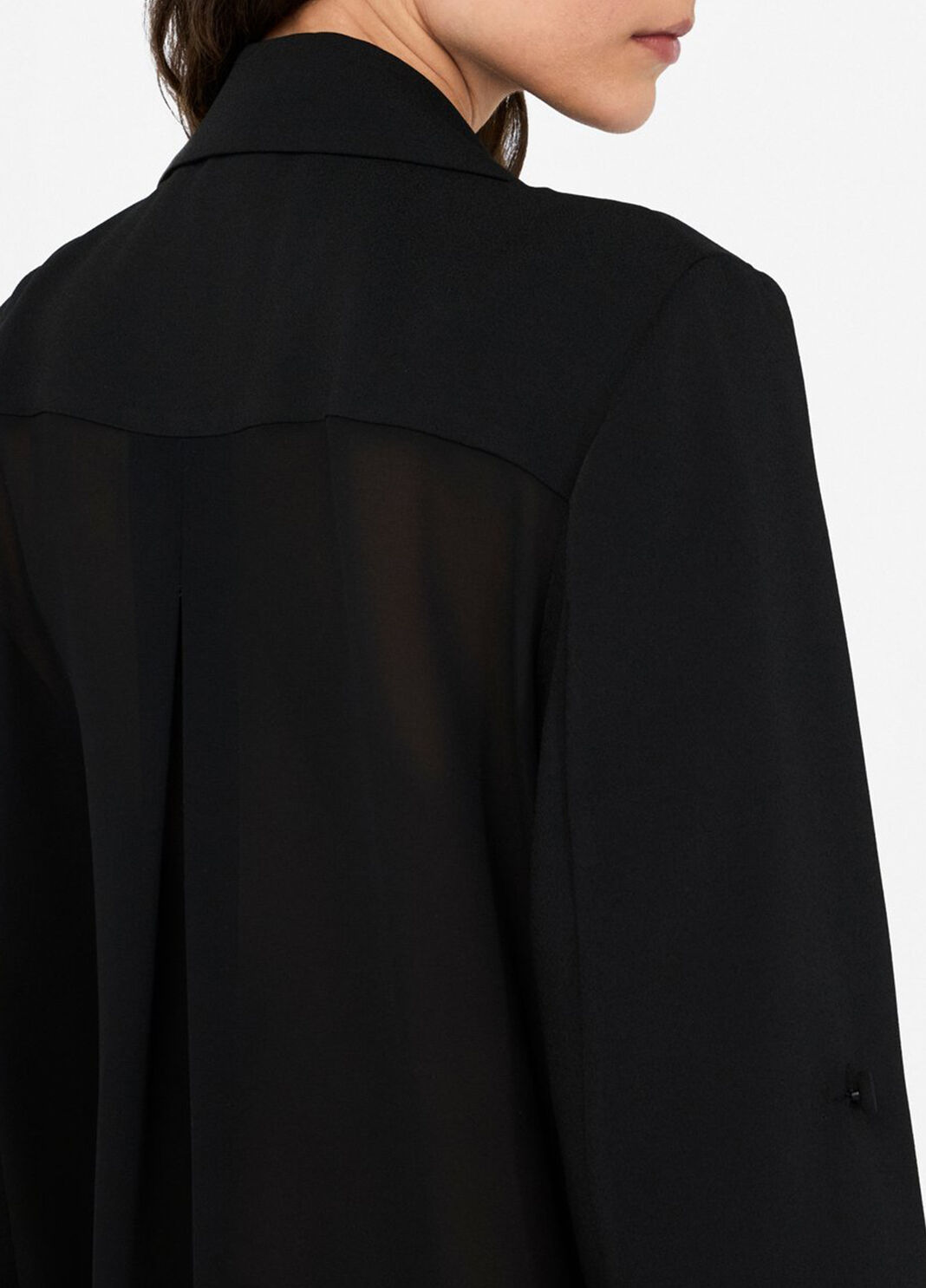 Blazer in envers satin black Liu Jo - large image number 2