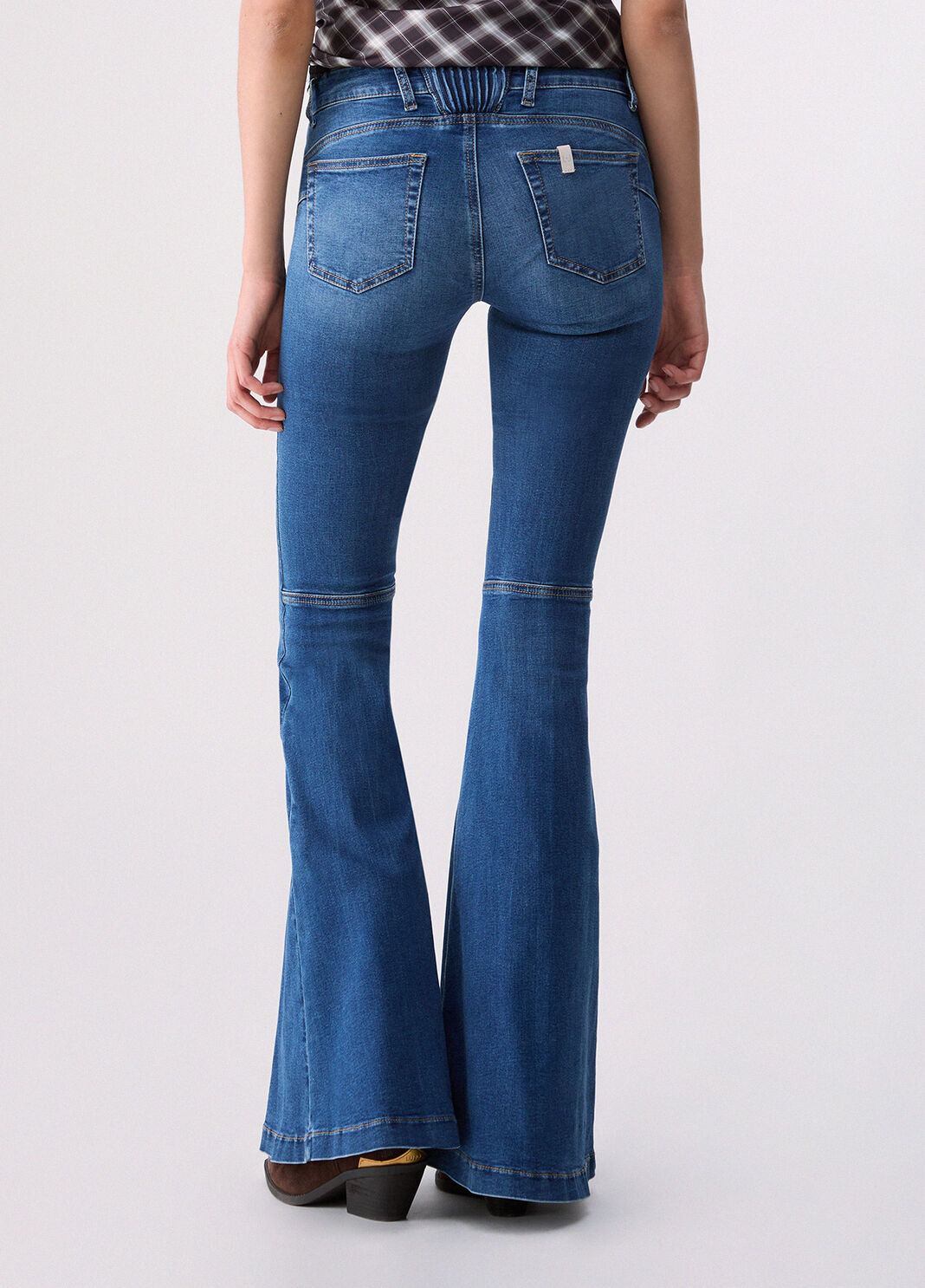 Super Flare Jeans Dunkles Denimblau Liu Jo - large image number 1