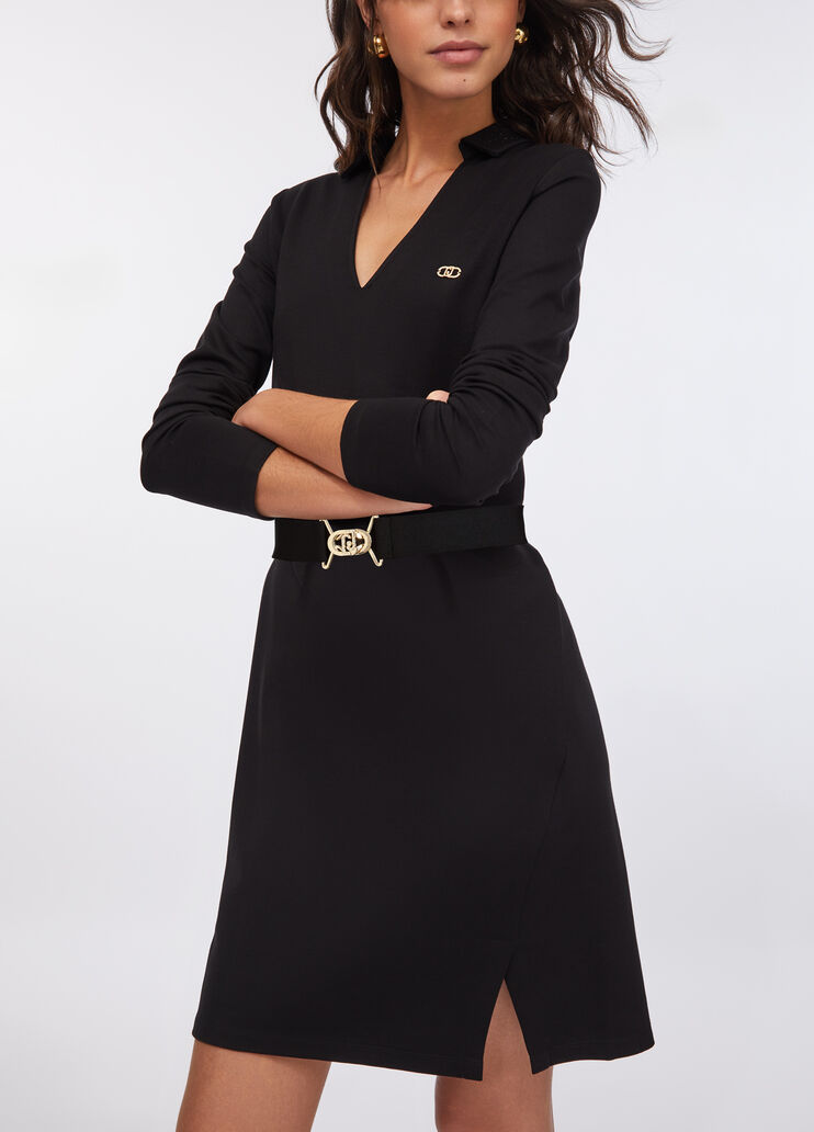 Abito corto con cintura nero Liu Jo - medium