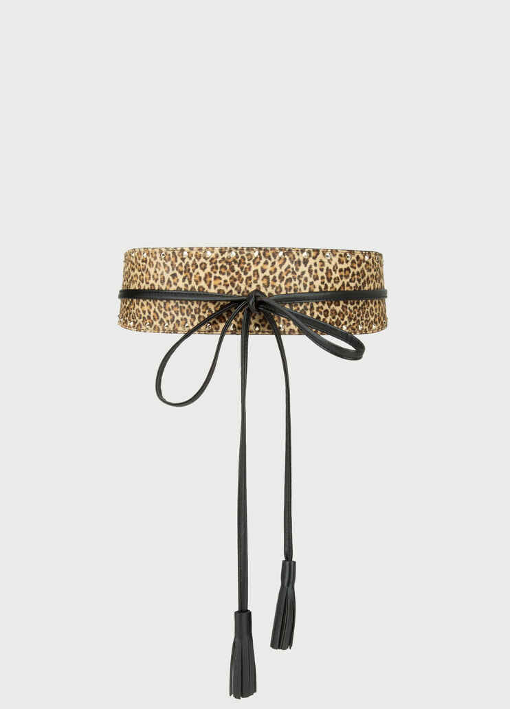 Reversible bustier belt Leopard print Liu Jo - large image number 0