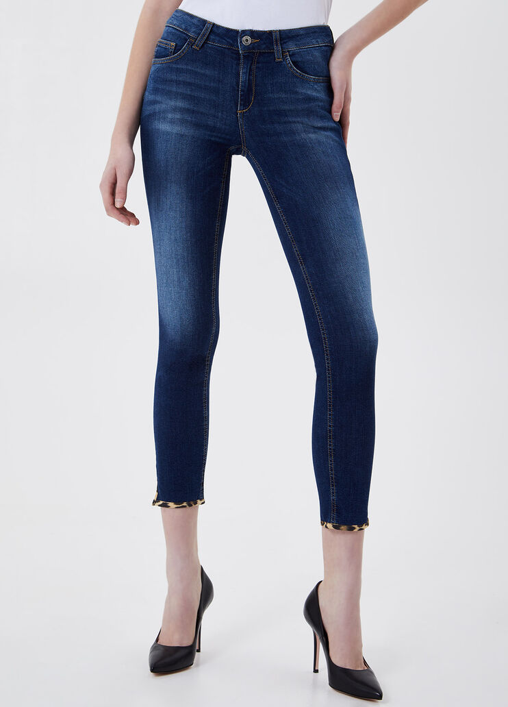Cropped skinny jeans Blue Denim Liu Jo - large image number 0