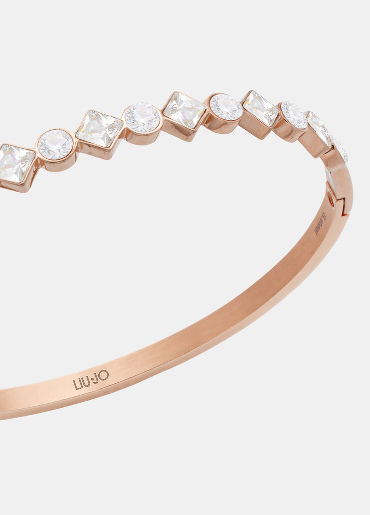 Armreif mit Glaskristallen Roségold Liu Jo - large image number 2